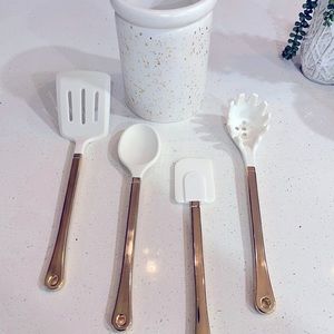 Anthropologie Farrah collection kitchen utensils set